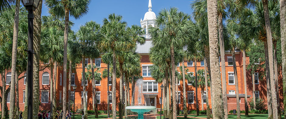 the Palm Court with Elizabeth Hall in the background