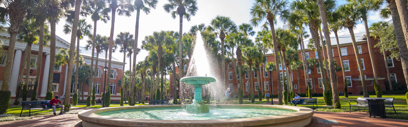 The fountain in the Palm Court