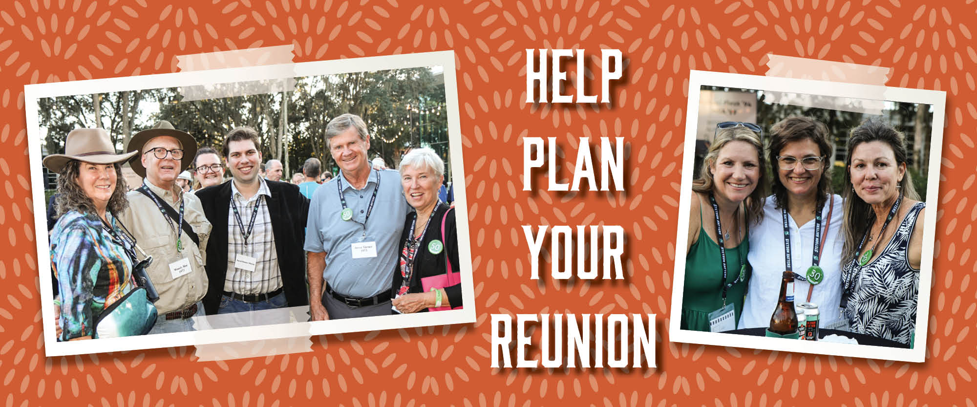 Help plan your Class Reunion during Homecoming. 