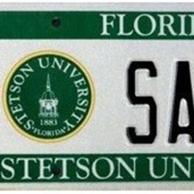 Stetson License Plate