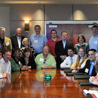 Photo of Max Cleland and Leadership Stetson Program Alumni