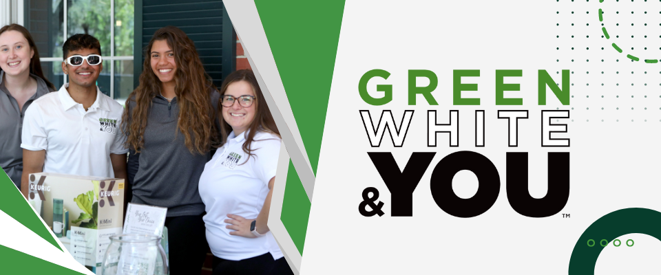 green, white and you team picture