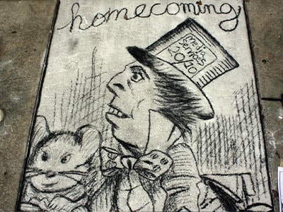 chlak art drawing of the mad hatter