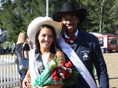 king and queen from a past homecoming