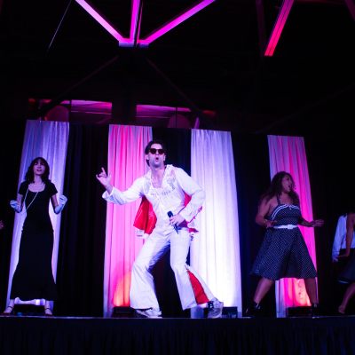 students dancing in airwaves