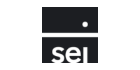 sei logo in black and white