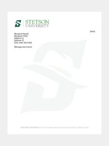 Letterhead template