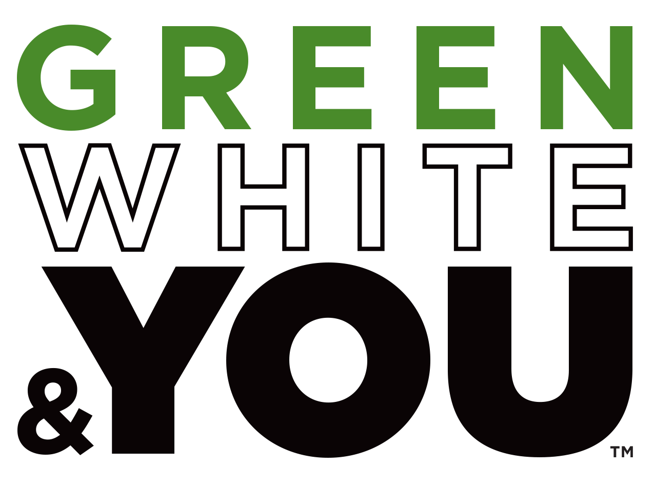 Green, White & YOU Logo