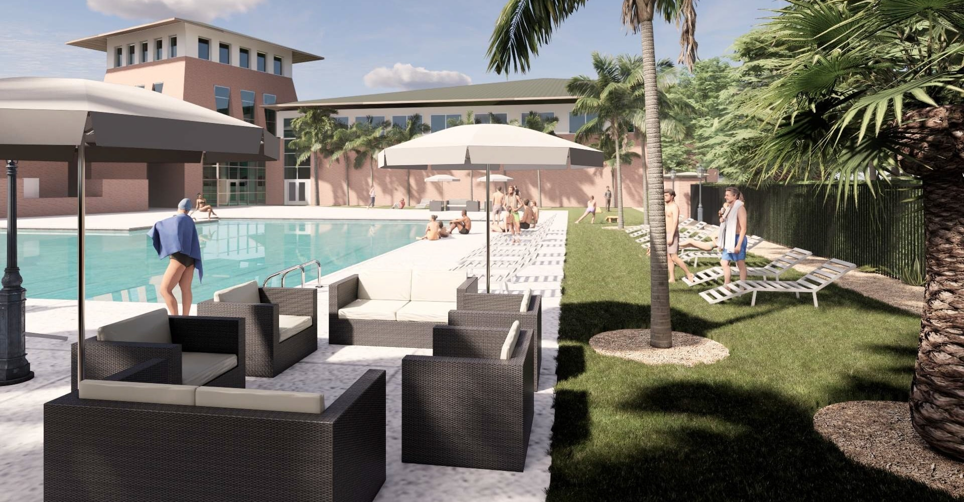 Hollis center pool improvements example