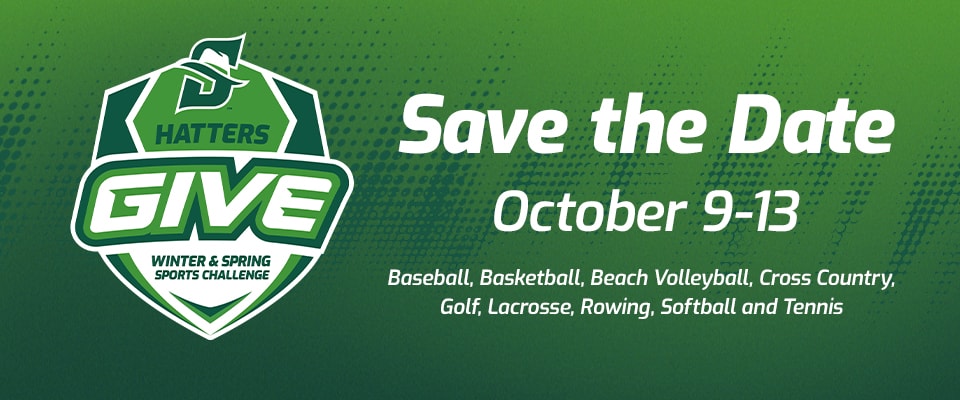 save the date for Athletics Giving Challenge for spring and wnter sports october 9