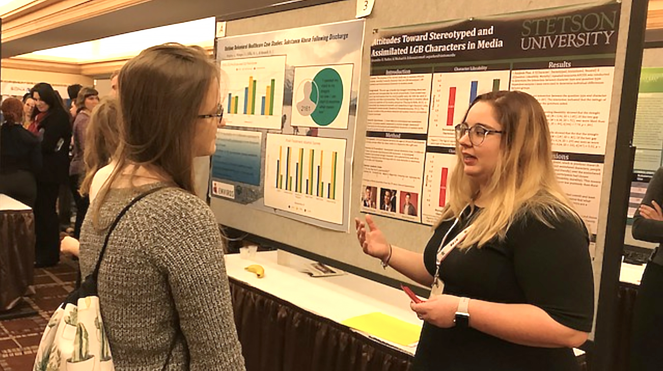 Stetson student exhibiting at Showcase