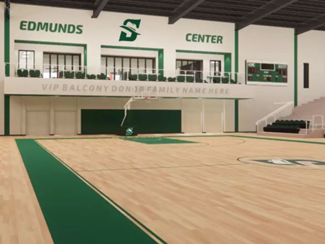 Edmunds Center basketball court