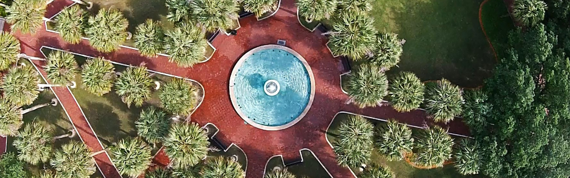Holler fountain view from above