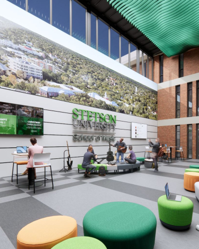 Presser Hall Courtyard rendering