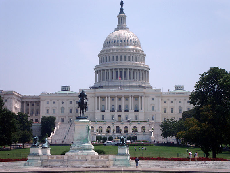 The Capital Building in Washington DC