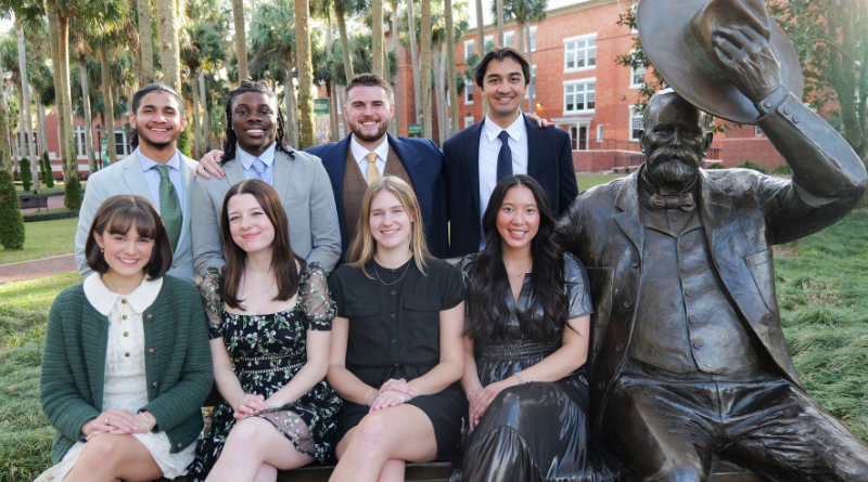 J. Ollie Edmunds Scholarship recipients at Stetson University.