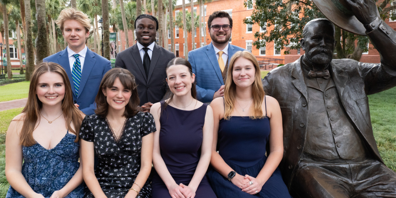 J. Ollie Edmunds Scholarship recipients at Stetson University.