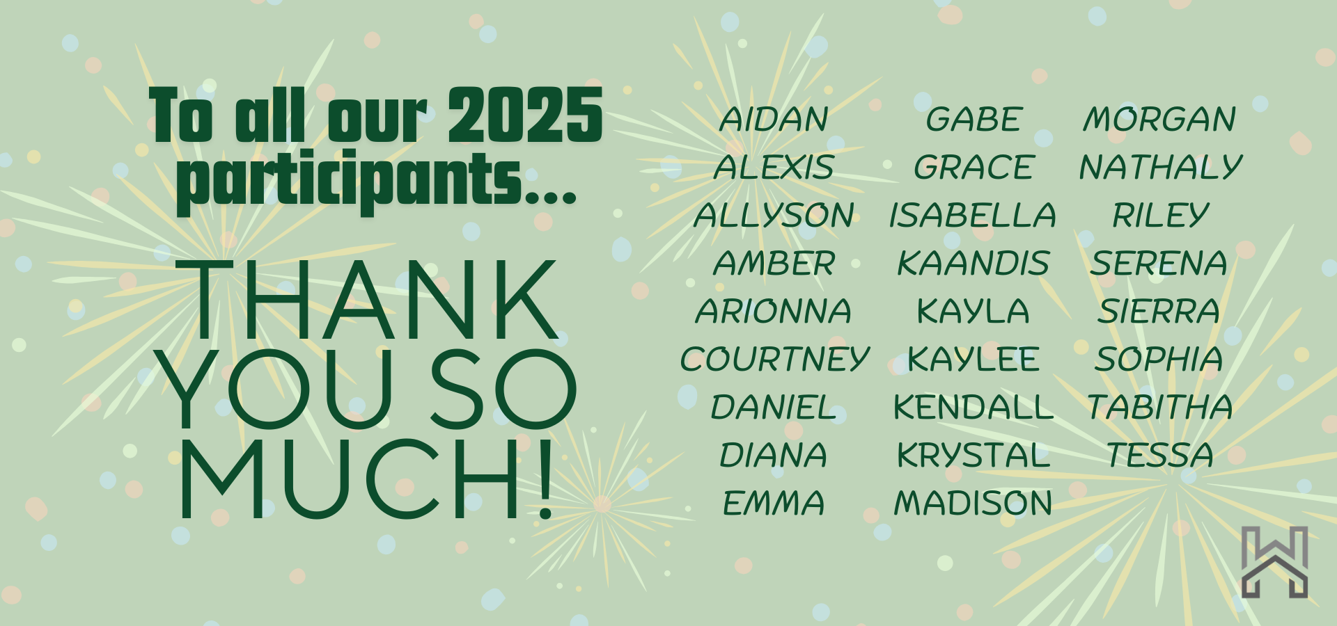 all honorable mentions list