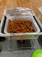 Served Hot Honey Roasted Carrots