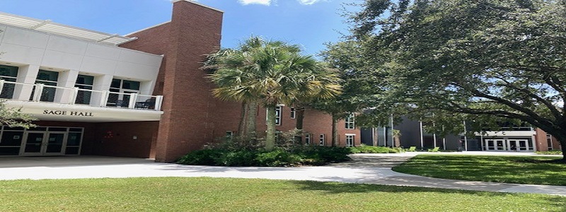 Sage Hall and brown hall