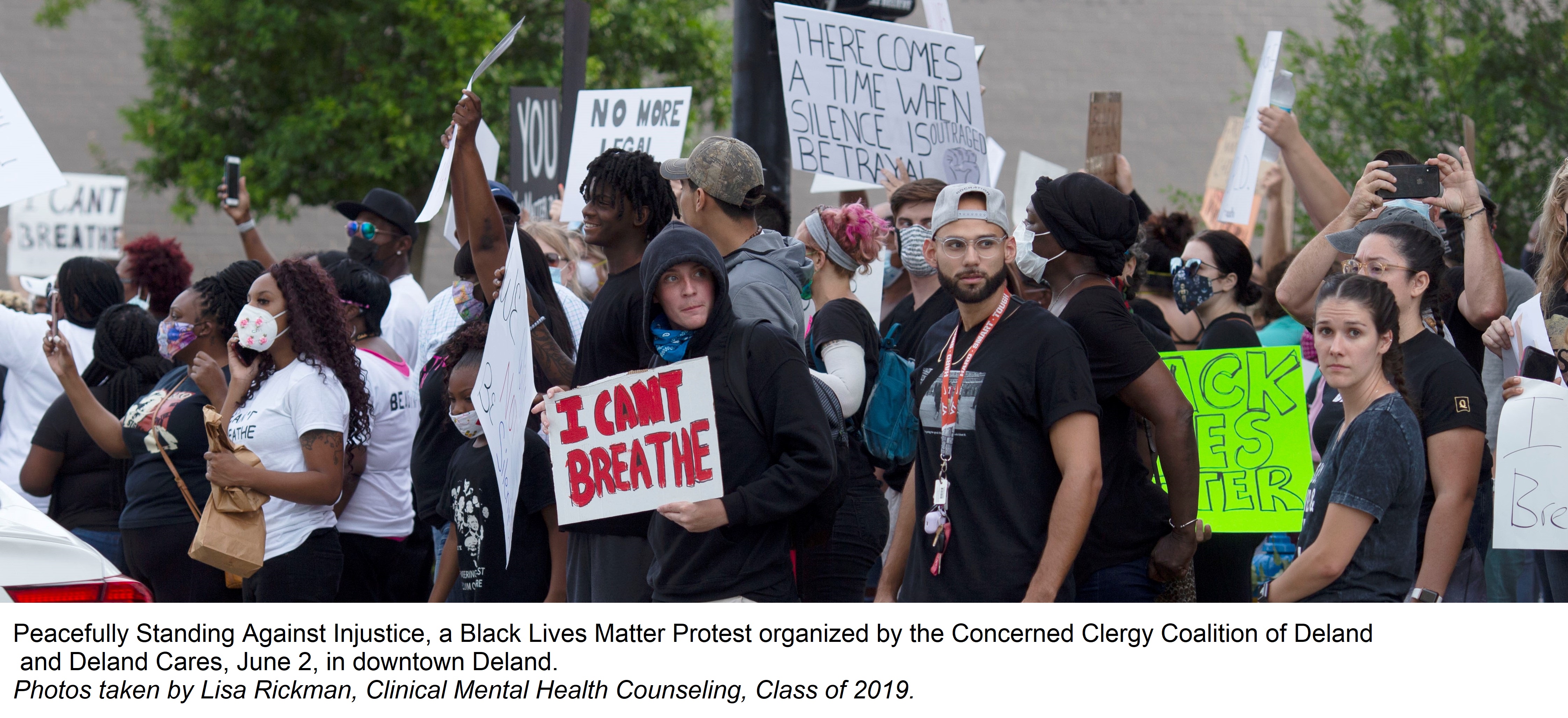 Peacefully Standing Against Injustice, BLM Protestor, June 2