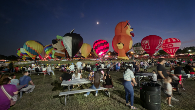 Hot air balloons