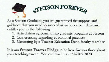 Stetson Forever Pledge