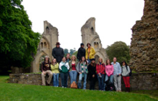 Students at Glastonbury