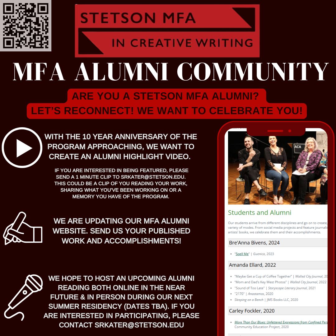 alumni community flyer