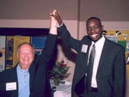 Former Senator Max Cleland and Michael Davis, Stetson College of Law