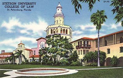 Stetson University college of law postcard