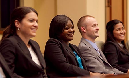 Law Students Share a Laugh