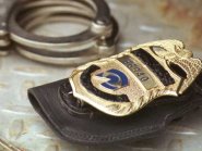 Police Badge and handcuffs