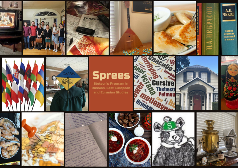 Collage of program pictures of students