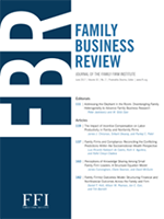 Family Business Review cover