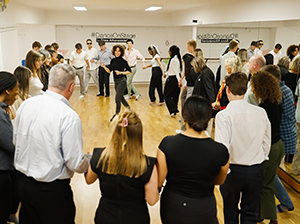 students during workshop