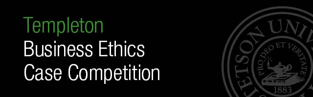 Templeton Business Ethics Competition Banner