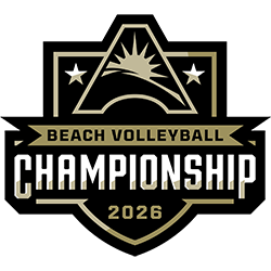 women's beach volleyball asun championship logo