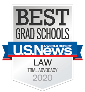 read more about Stetson's ranking for trial advocacy US News logo for best grad schools