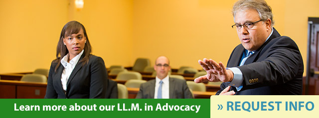 Professor Rose instructs a Stetson law student