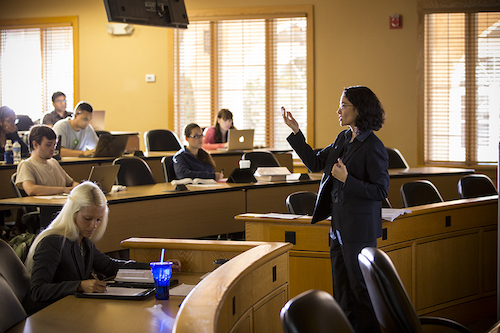 Stetson Law professor teaches a class