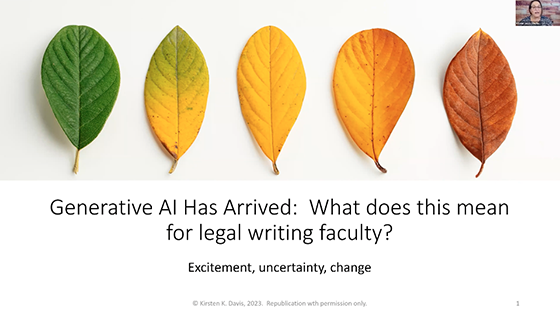 generative AI and legal writing