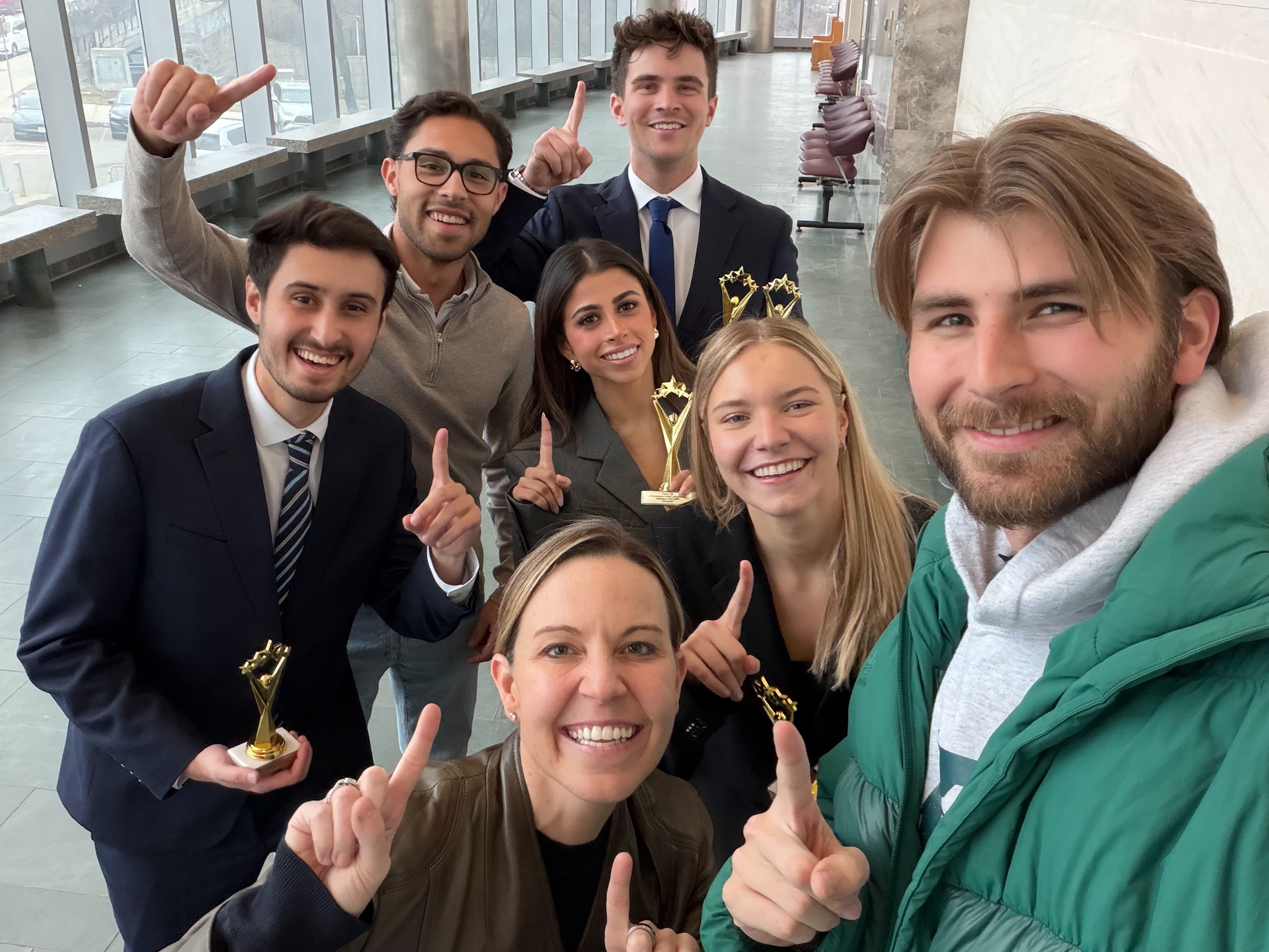 the trial team group a few years ago