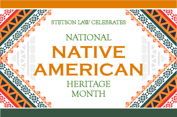 Stetson Law Native American Heritage Month logo