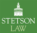 vertical stacked law logo