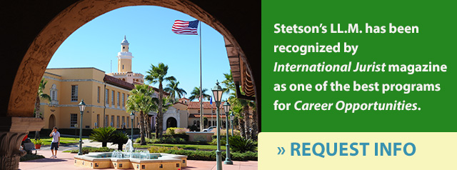 Request information about Stetson's LLM in International Law