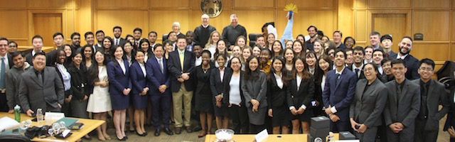 Participants in Stetson's International Environmental Moot Court Competition