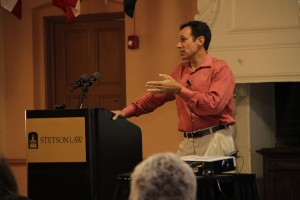 John Kostyack spoke at Stetson Law on Sept. 26. Photo by Kayla Minton (2L).