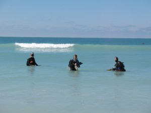 Stetson's team of volunteers takes to the sea to cleanup the waters off Ann Maria Island.