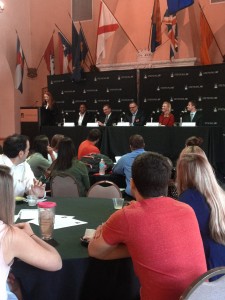 Stetson Law students gathered to hear a panel discuss balancing life and the law.